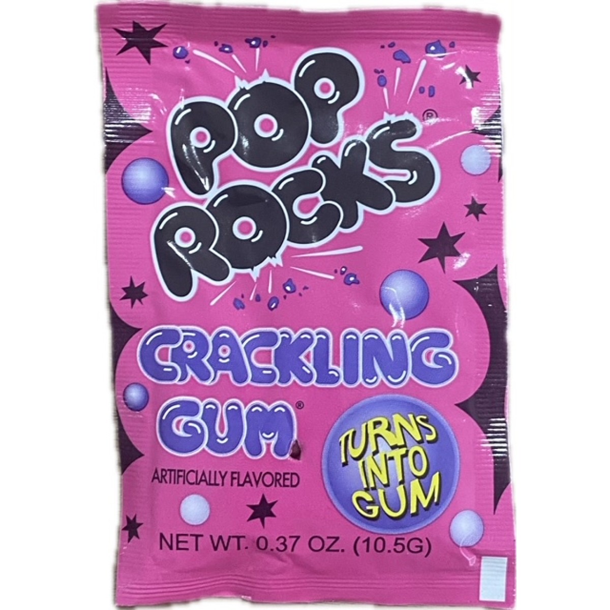 Pop rock crackling gum